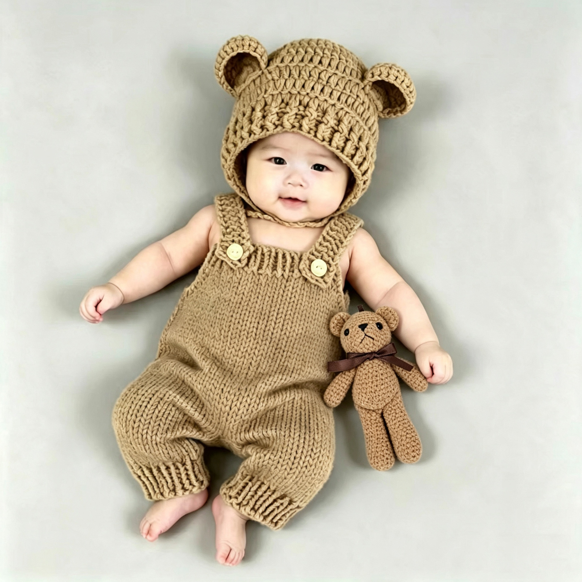 Newborn Baby Studio Photography One-month-old Outfit Set