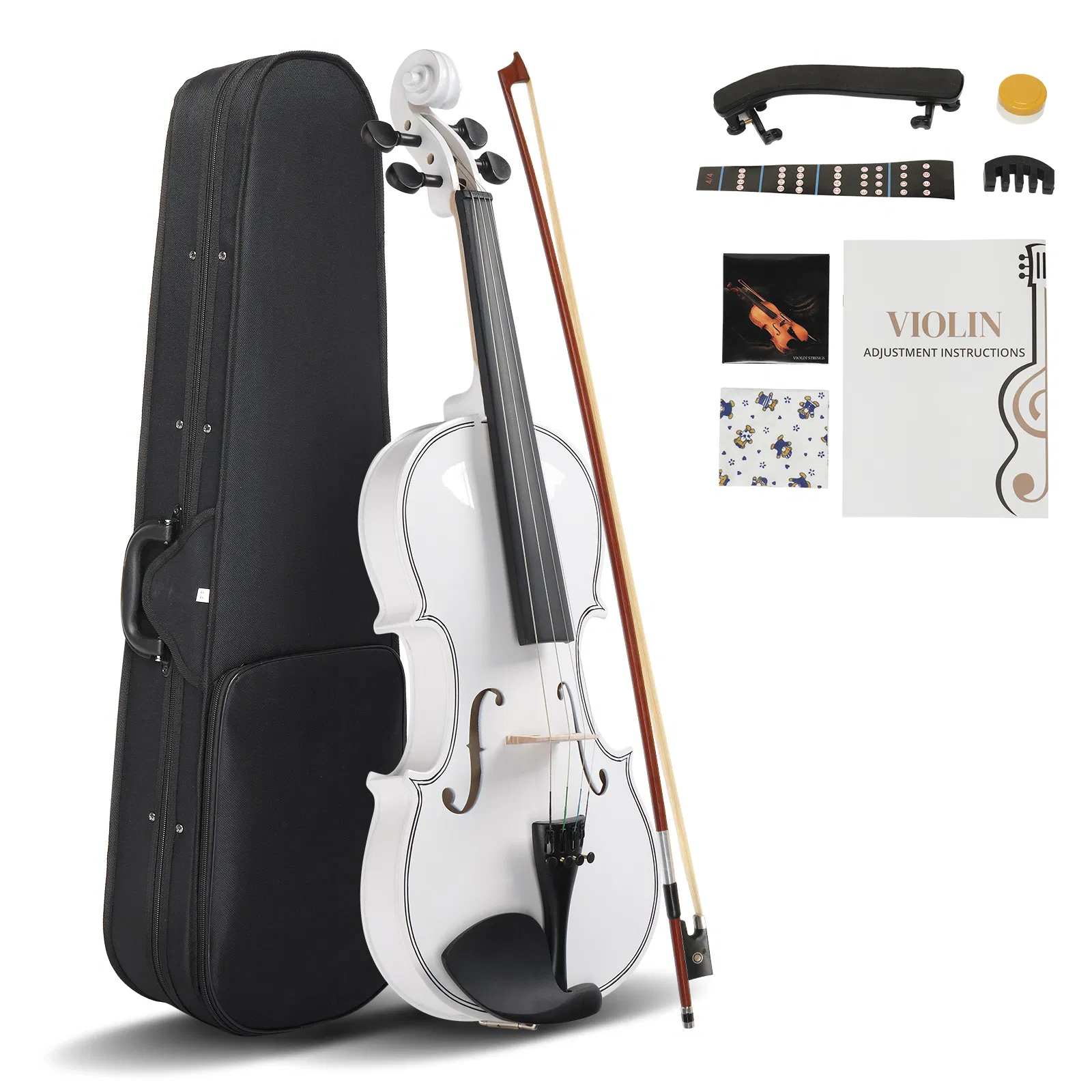 [Do Not Sell on AmazonFull Size 4/4 Violin Set for Adults Beginners Students with Hard…