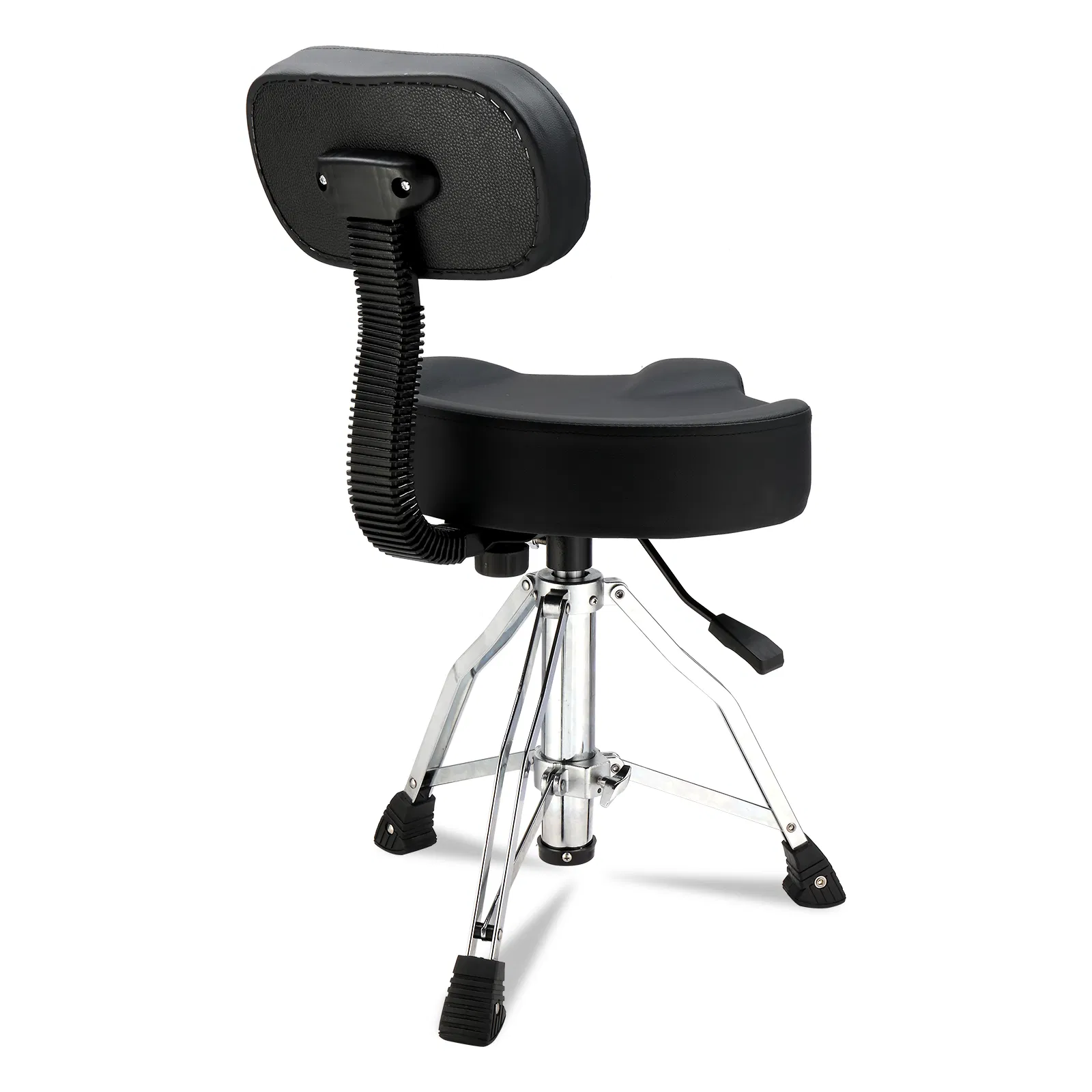 Drum Throne with Backrest, Hydraulic Drum Stool Adjustable Height, Heavy Duty Hydraulic…