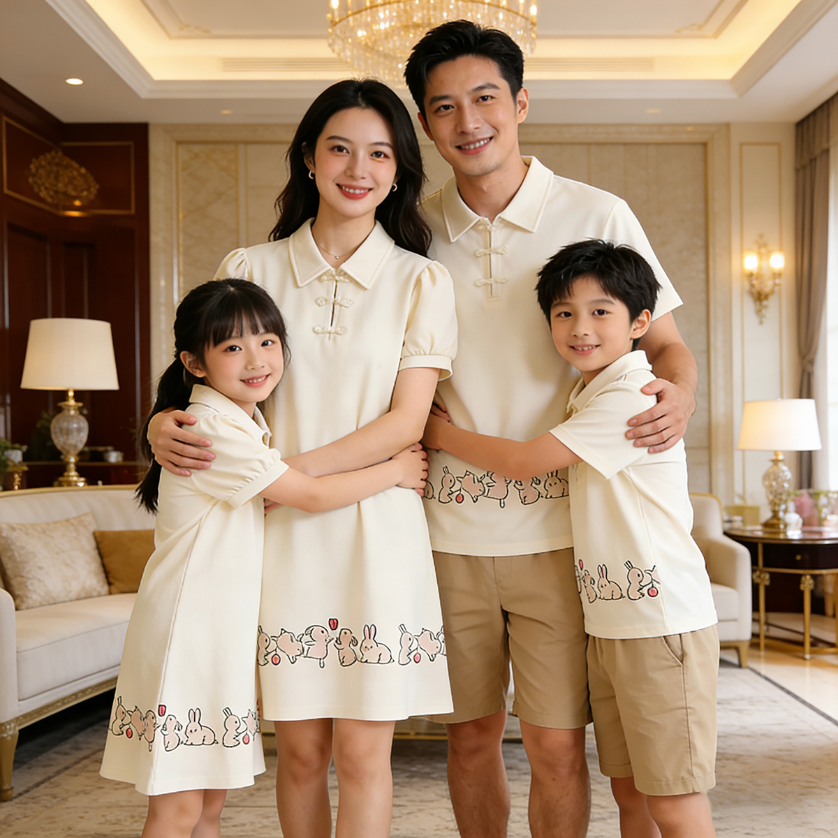 Notch-collar Chinese-style Dress, Baby Romper, One-piece Outfit