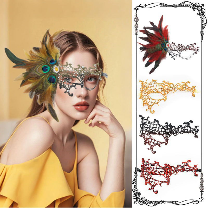 Sexy Lace One-eyed Half-face Mask For Dance Parties