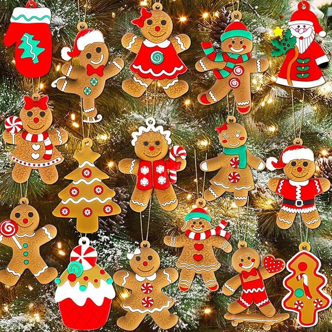 Gingerbread Man Christmas Tree Ornament