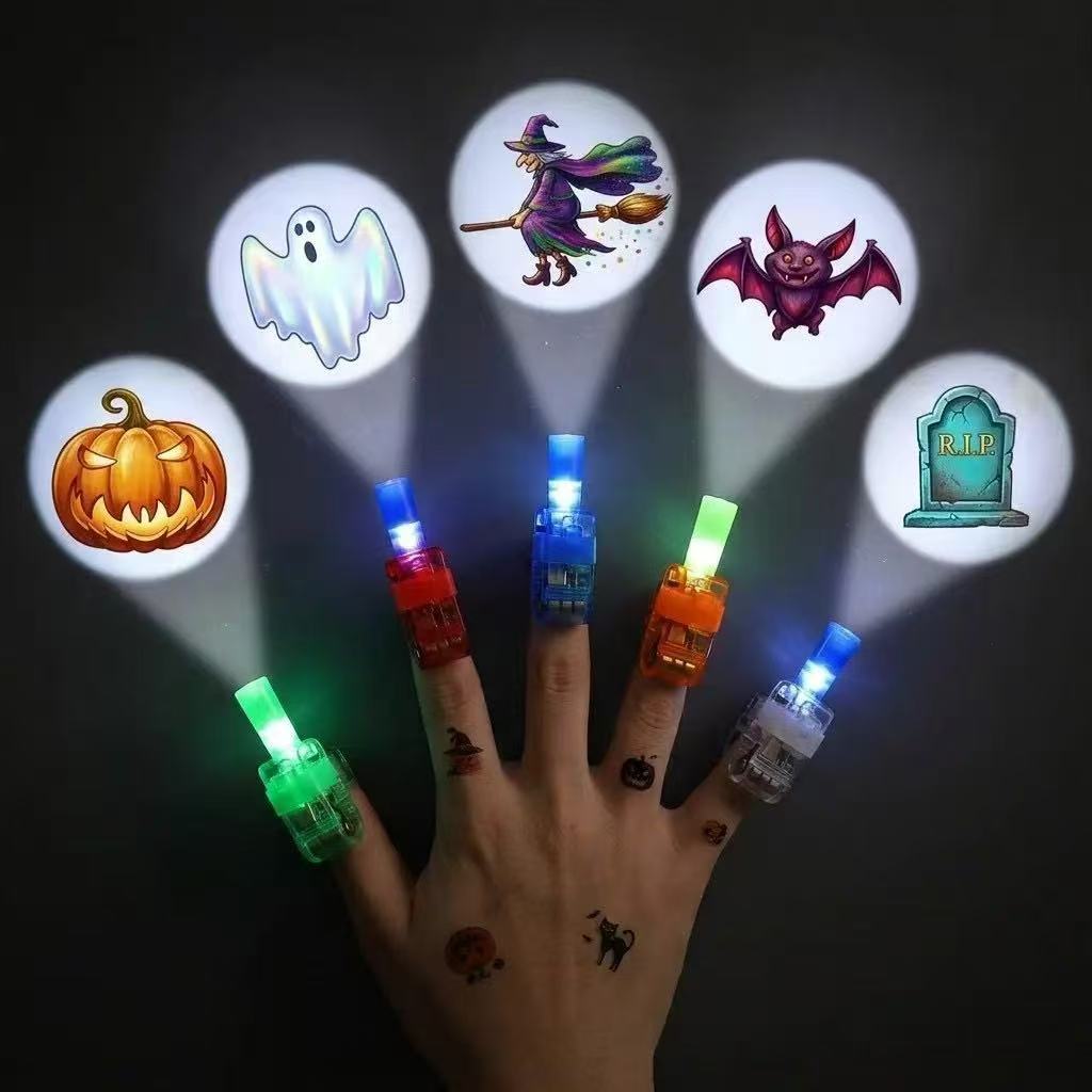 Halloween Finger Projection Light Glowing Toy