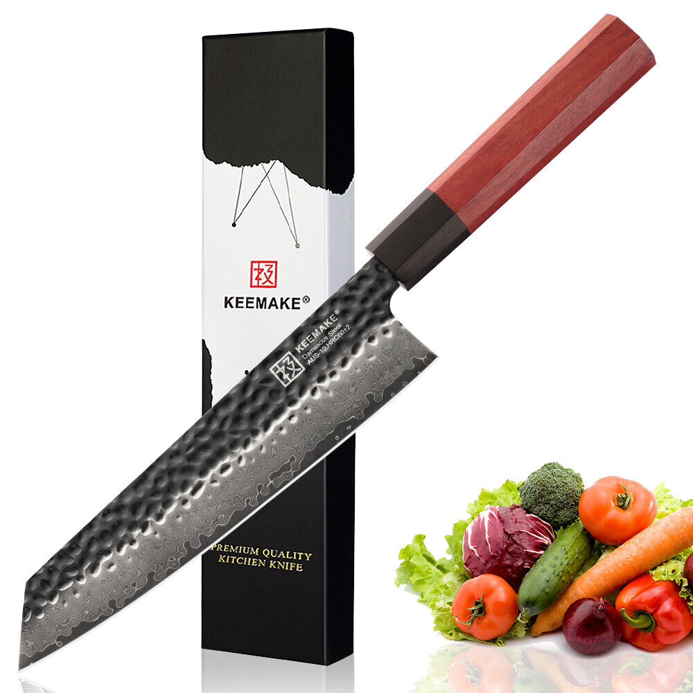 8'' Kiritsuke Knife Chef Knife Damascus Steel Kitchen Cooking Meat Slicing