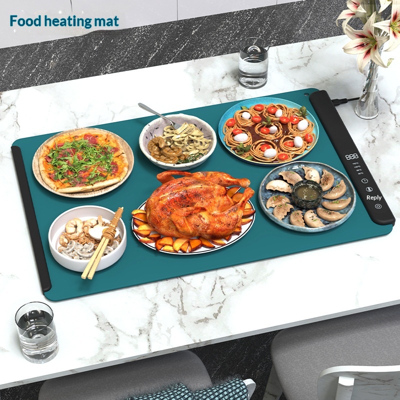 Silicone Food Warmer Plate Multi-functional For Heating And Keeping Meals Warm