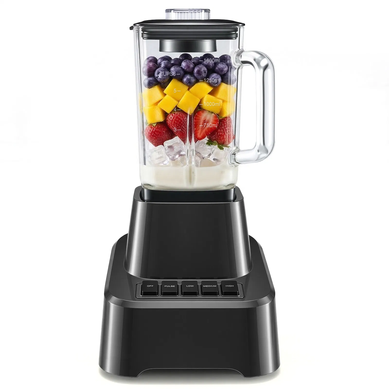 Professional ice cream blender, full-size household blender, equipped with a 54-ounce…