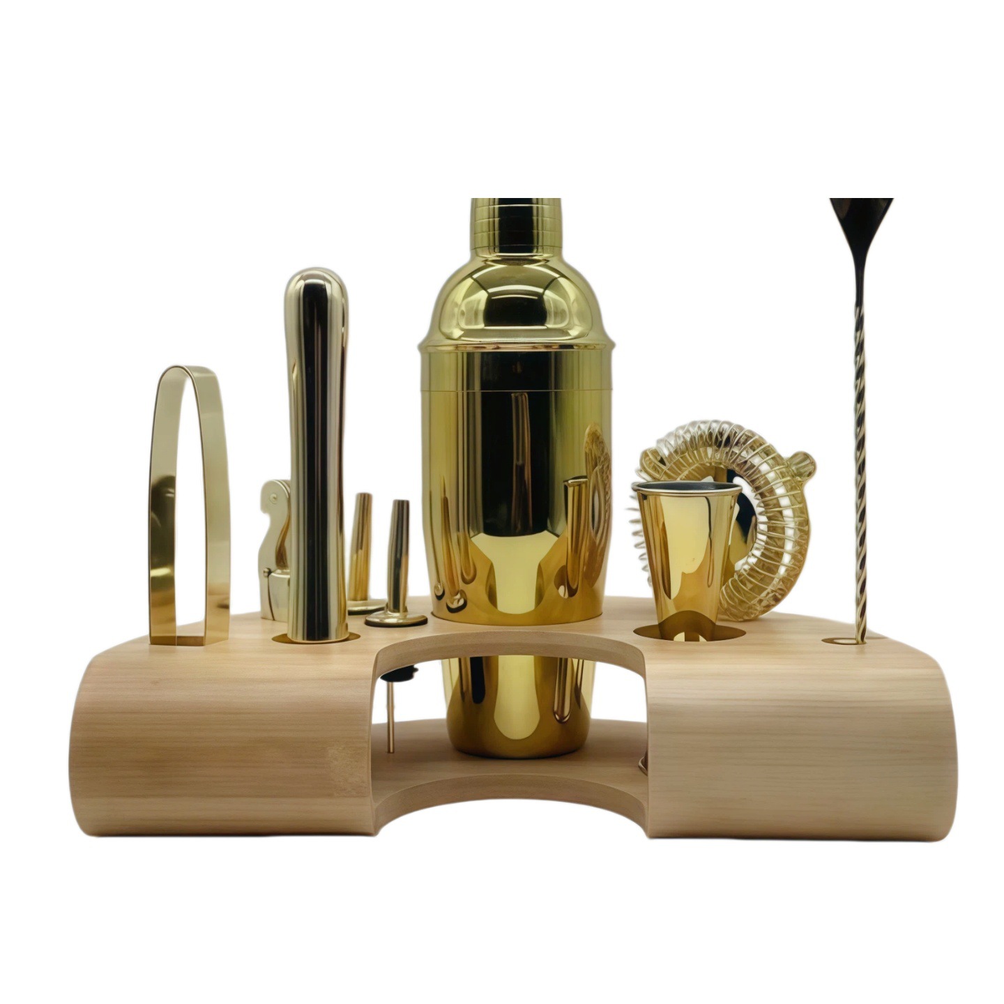 Bestseller Stainless Steel Bar Shaker 10 Piece Set, Cocktail Shaker And Mixing Cup Tool…