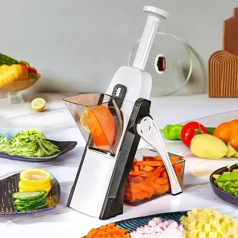 Safe Manual Kitchen Vegetable Cutter Multifunction Salad Slicer, Potato Slicer, Cheese…