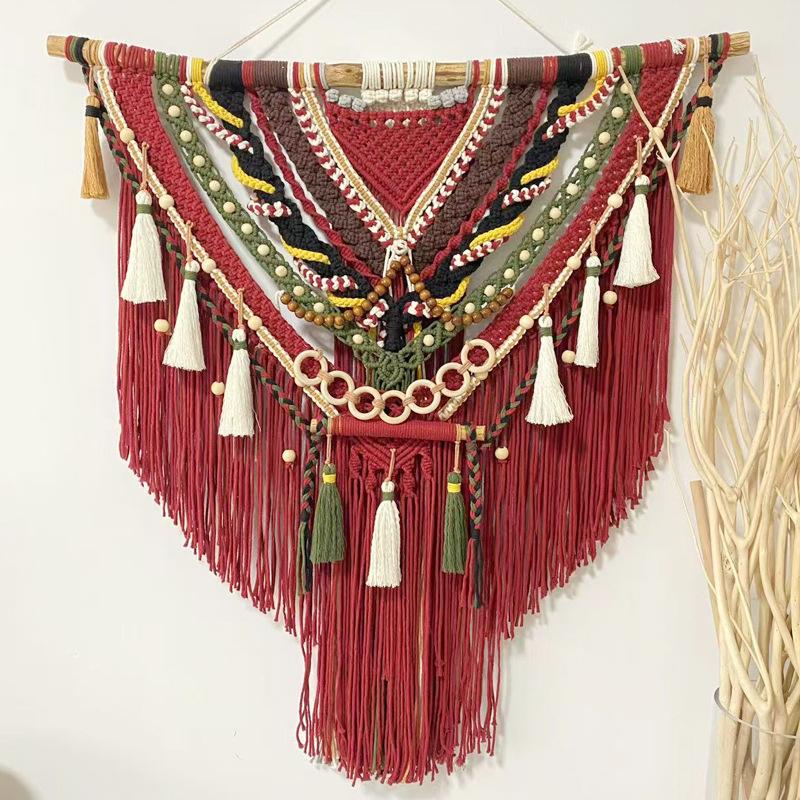 Exotic Style Tapestry Hand Woven For Background Decoration