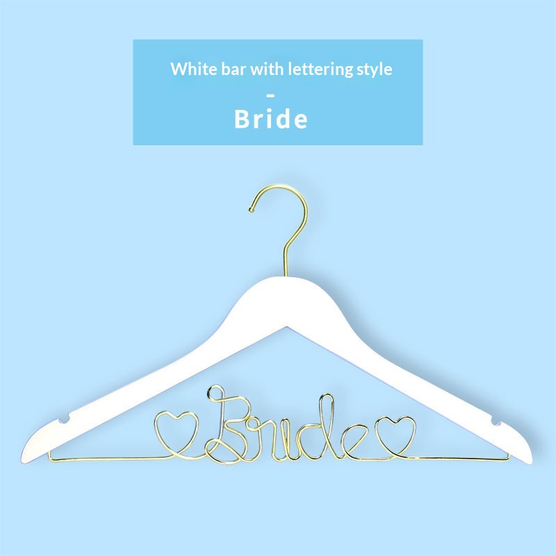 Metal Letter Wedding Dress Hanger