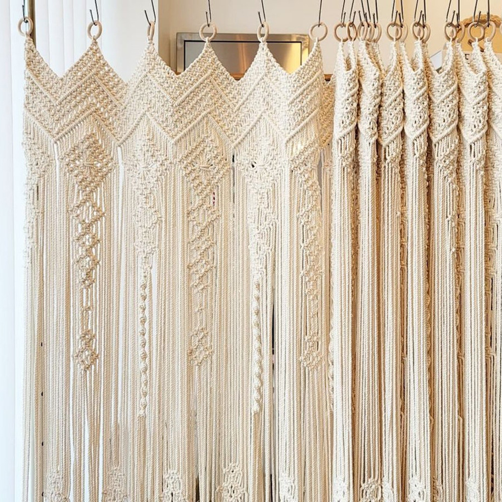 Nordic-style Hand-woven Door Curtain Tapestry For The Home