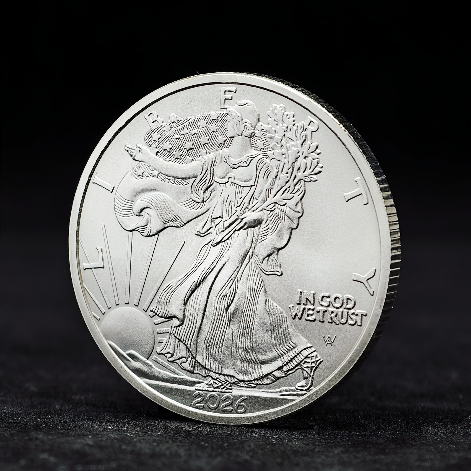 Creative Personalized Commemorative Silver-plated Coin