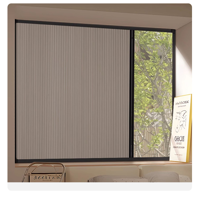 No Drill Day Night Honeycomb Privacy Window Shade