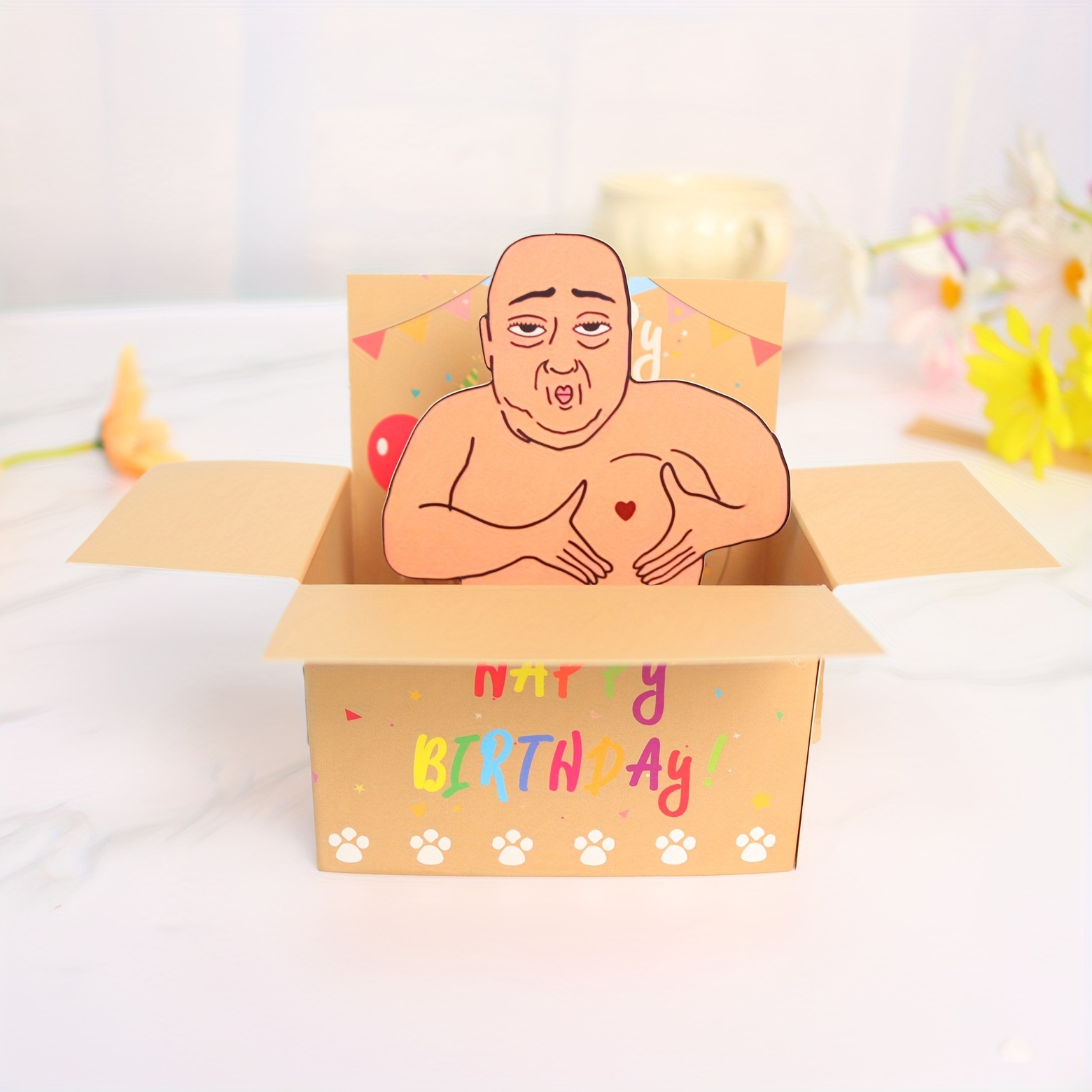 3D Pop-Up Creative Birthday Greeting Card