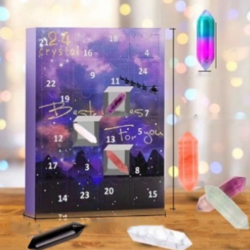 Calendar Natural Crystal Stone Kit