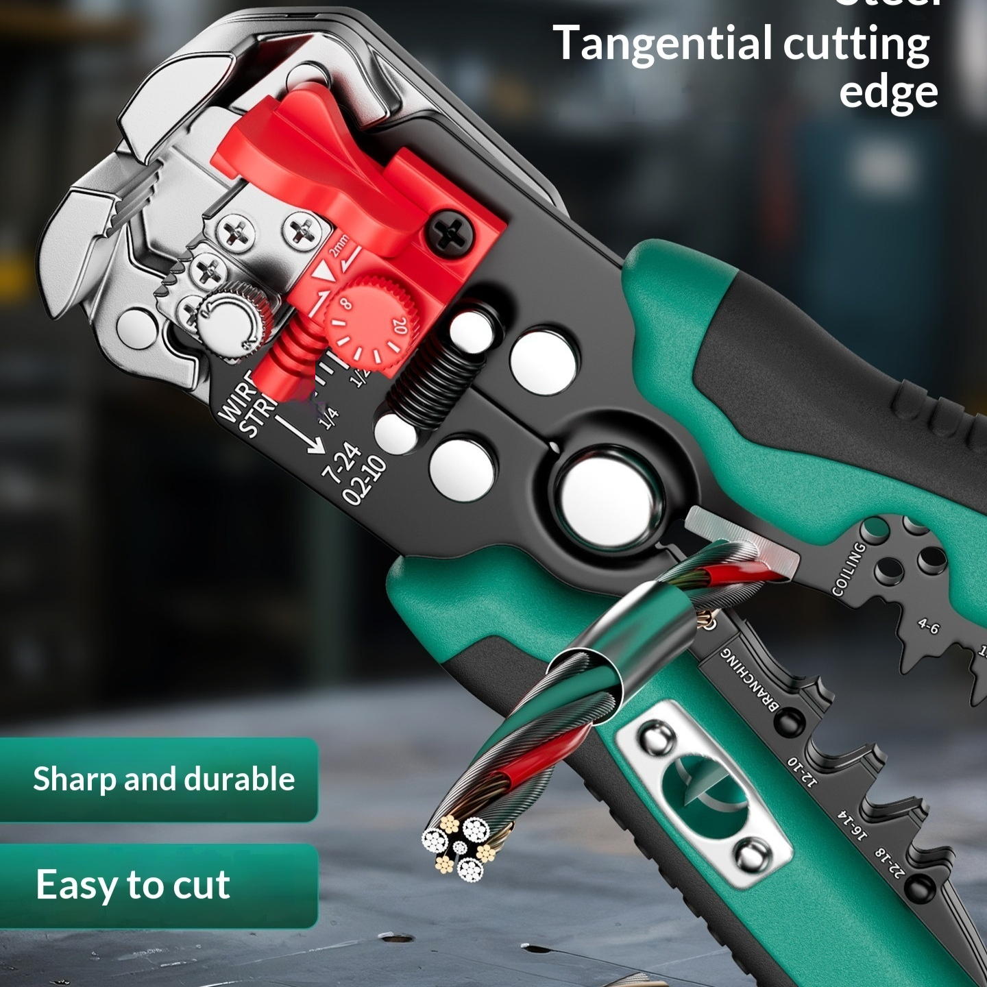 Lulin Automatic Wire Stripper Multi-functional Pliers, Industrial-grade Wire-stripping…