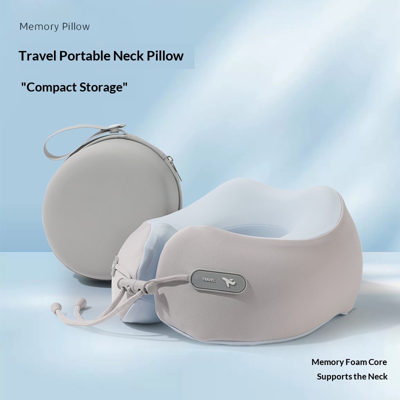 Ice Silk Memory Foam U-shaped Pillow