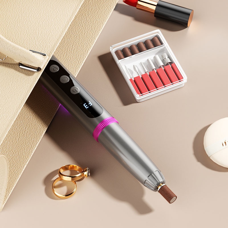 2-in-1 Portable Electric Nail Drill
