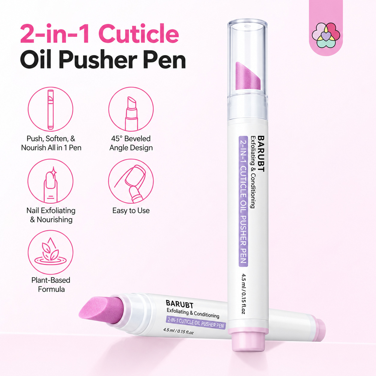 Rotating Solid Cuticle Repair Pen For Moisturizing And Treating Dry, Cracked Skin And…