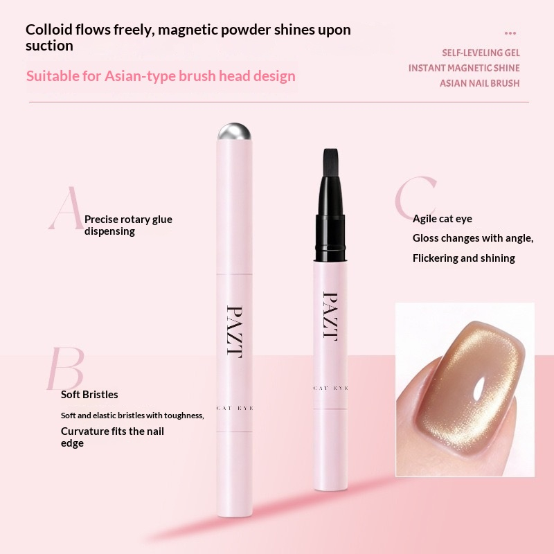 Cat-eye Shaped Gel Magnetic Nail Art Pen Set