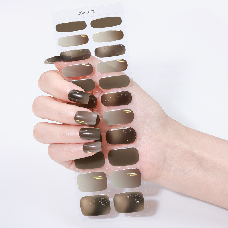 No-Bake Gel Nail Stickers For Women