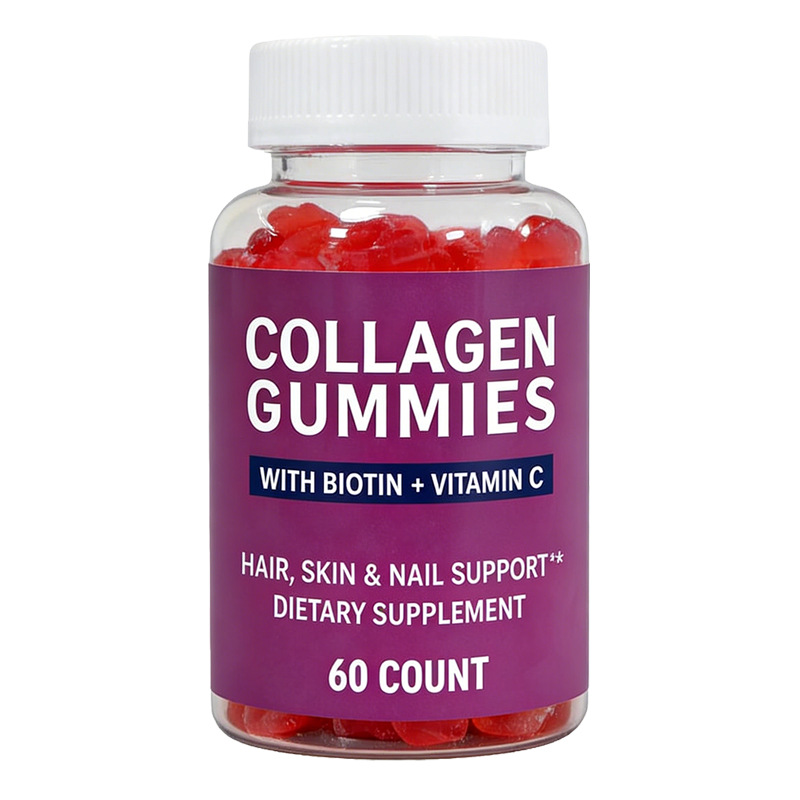 Collagen Magnesium Glycinate Biotin Cider Vinegar Creatine Fiber Gummies