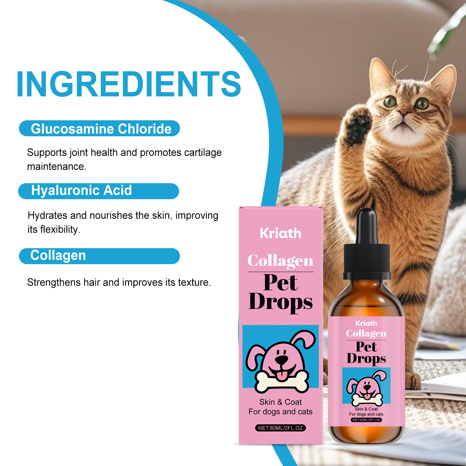 Pet Body Home Care Supplements For Cats And Dogs