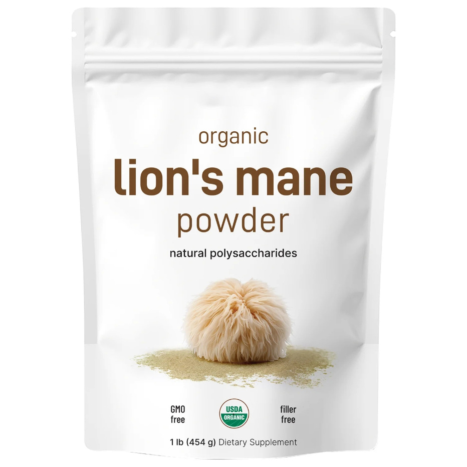 Lion's Mane Mushroom Powder Mineral Supplement