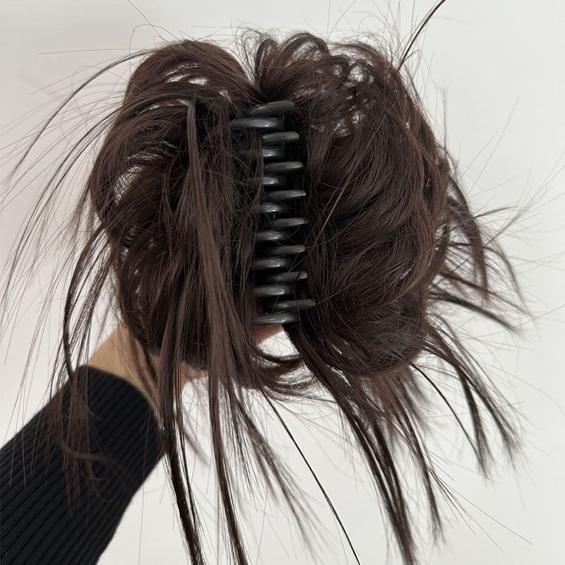 Ball-hair Bun Chicken-nest Wig Claw Clip