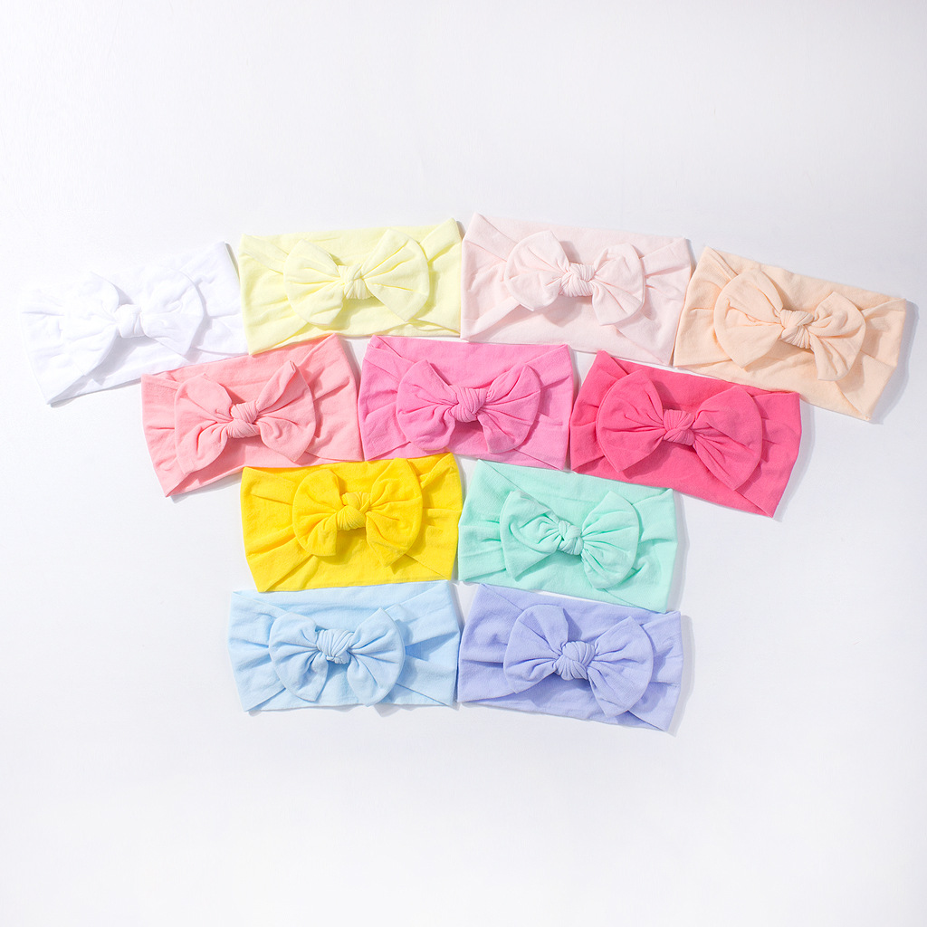 European And American Nylon Bow Hairband