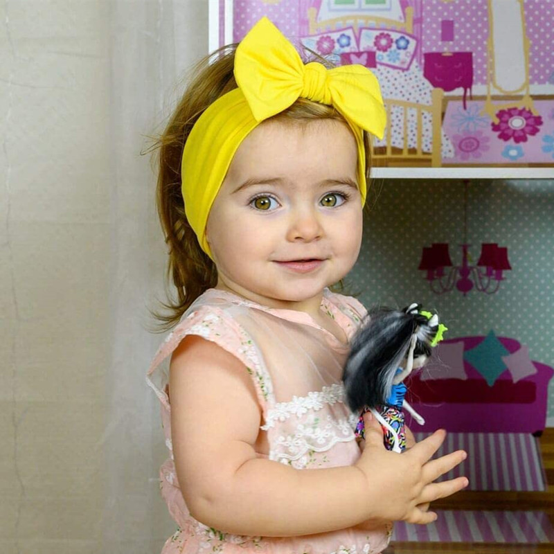 Children's Hair Accessories Bow Headband Fabric Headband Headpiece