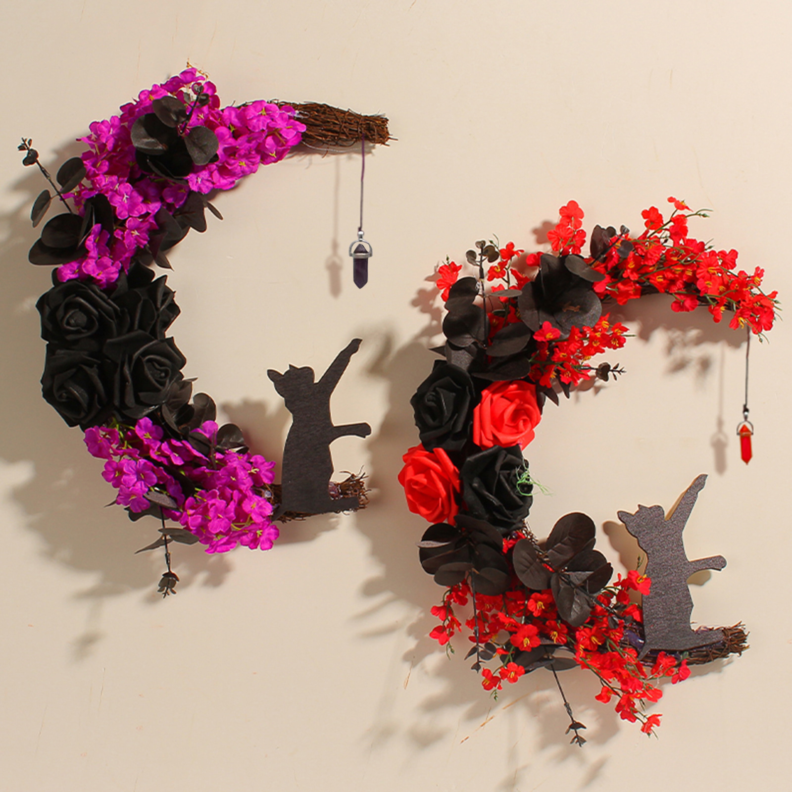 Creative Moon Cat Garland Door Pendant