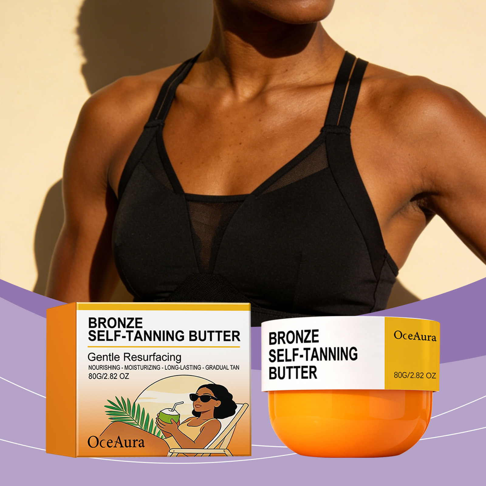OCEAURA Darkening Moisturizing Body Cream