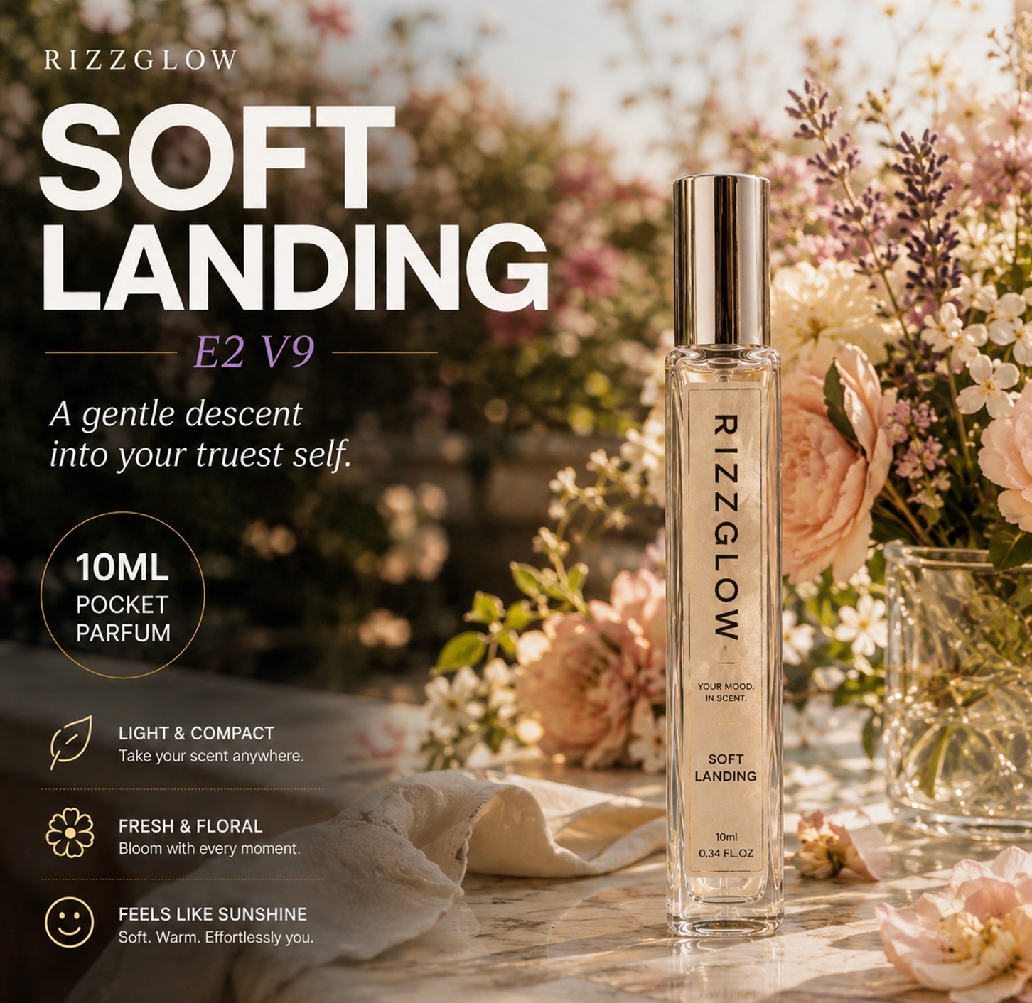 RG Pocket Perfume - Soft Landing10ml Unisex Travel Spray