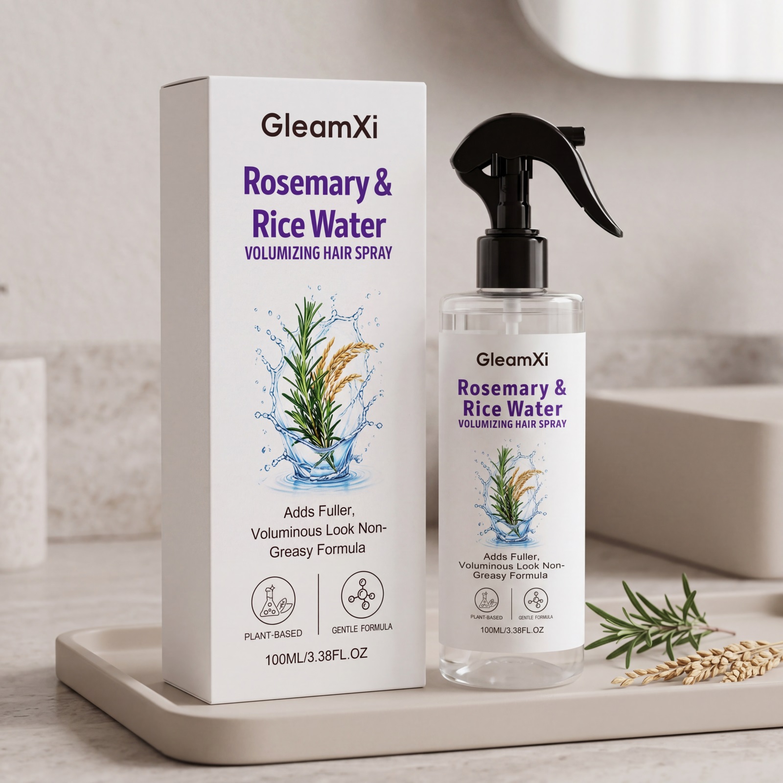 Rosemary Rice Water Hair Spray 1 0 0ml-box