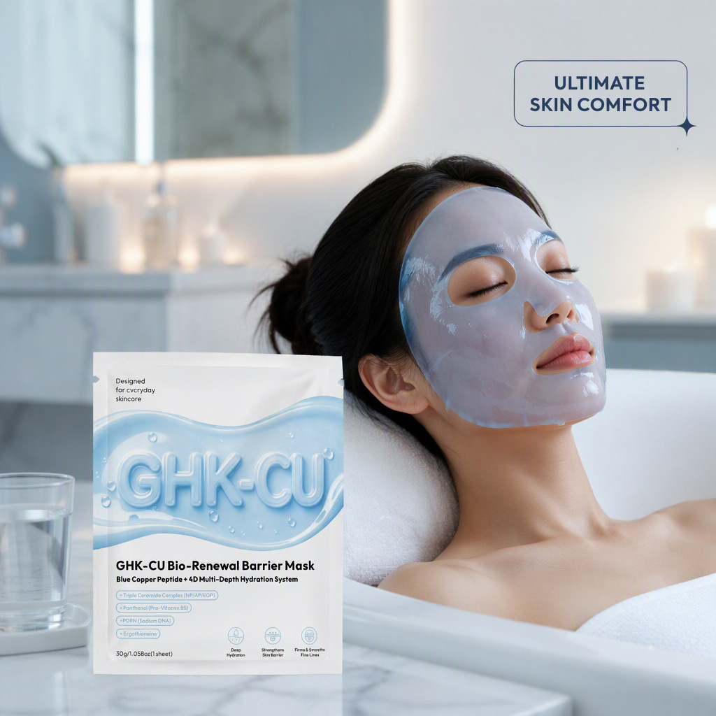 Human Skin Blue Copper Peptide Mask