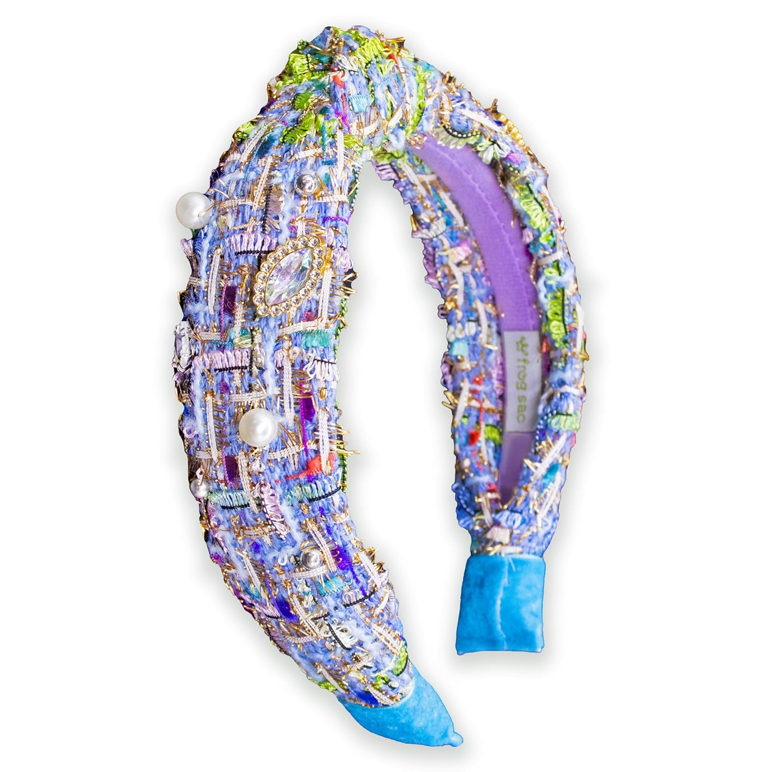 Knotted Headband For Girls Toddler Kids Rainbow Beaded Unicorn Hair Accessory For…