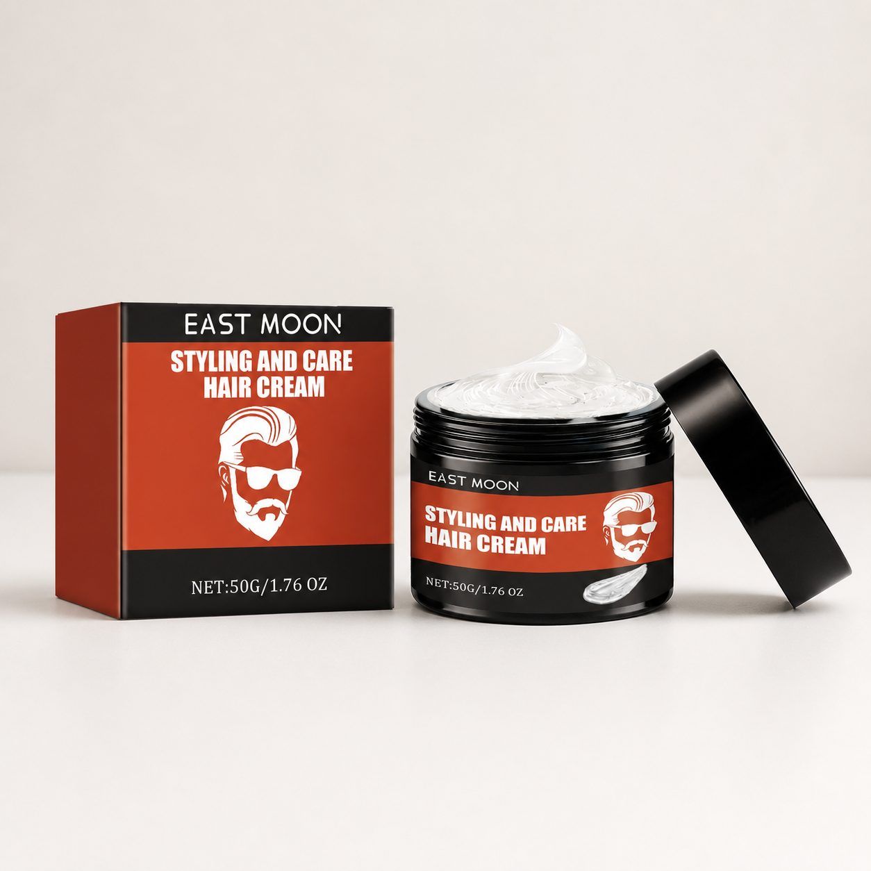 EAST MOON Men's Hair Styling Cream, 50 g
