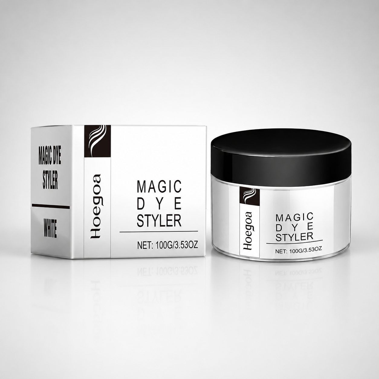 HOEGOA White Temporary Hair Color Wax, 100 g