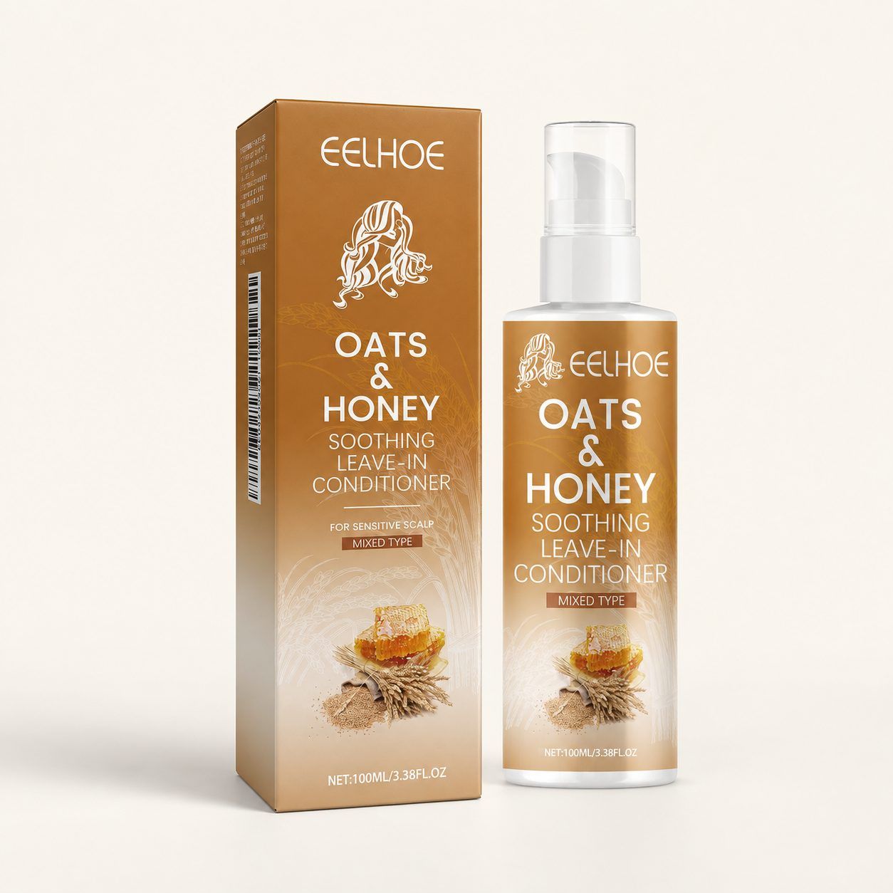 EELHOE Oats and Honey Leave-In Conditioner, 100 ml