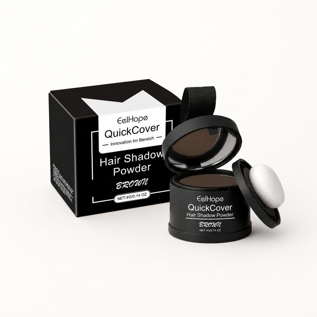 EELHOPE Hairline Coverage Powder, Brown, 4 g