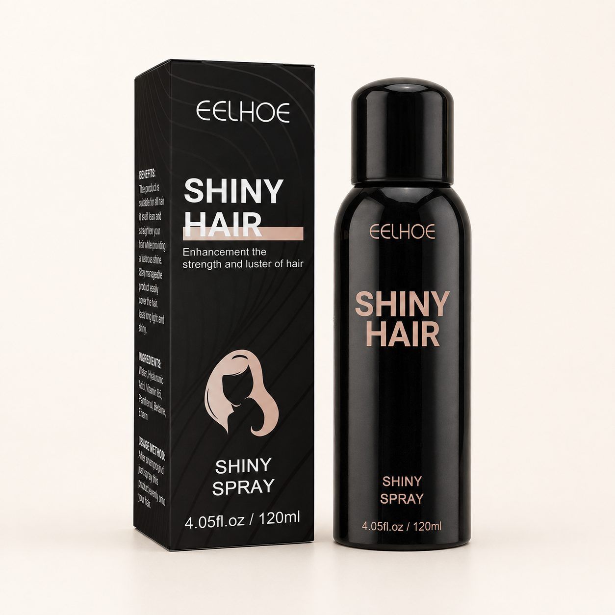 EELHOE Hair Gloss Styling Spray, 120 ml