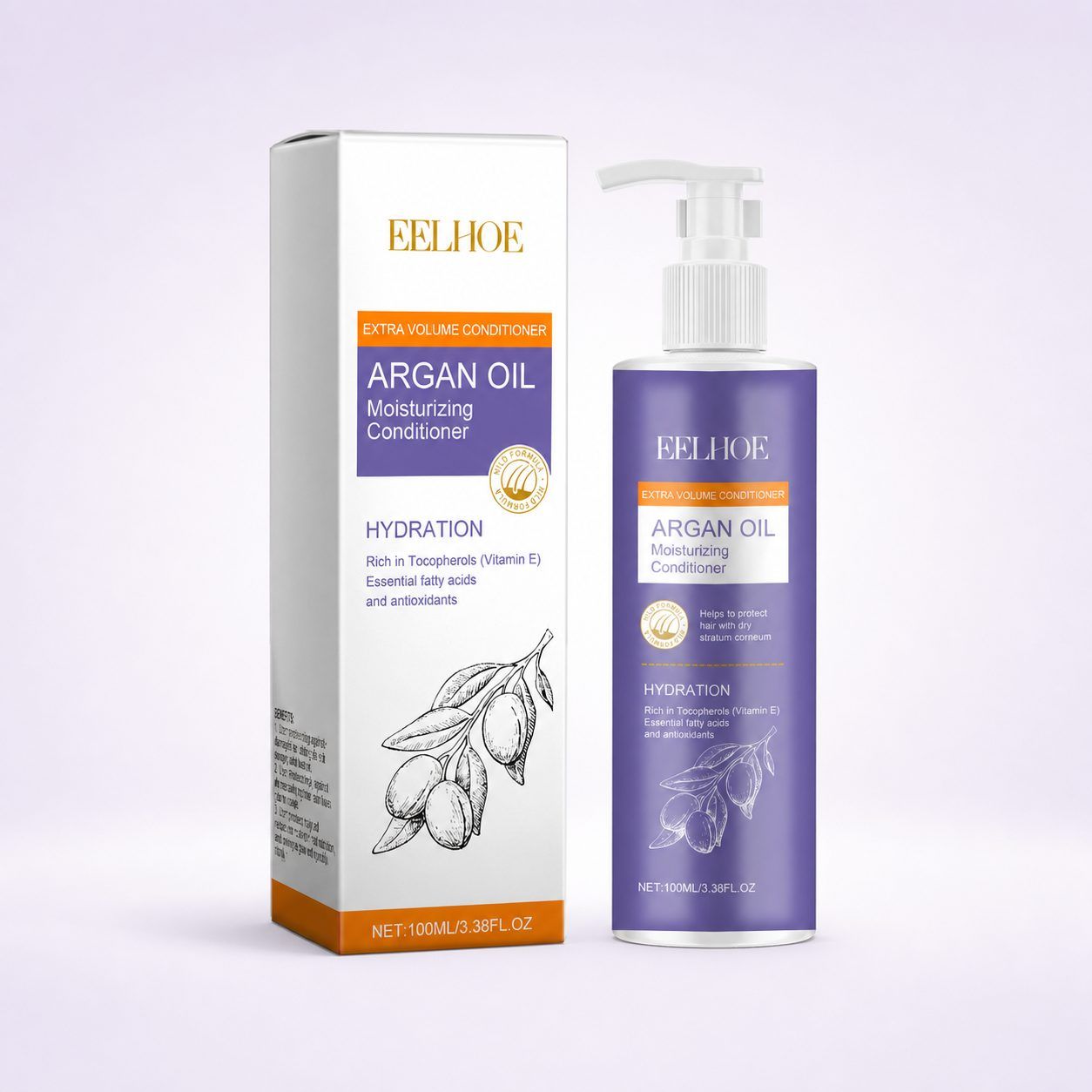 EELHOE Argan Oil Hair Conditioner, 100 ml
