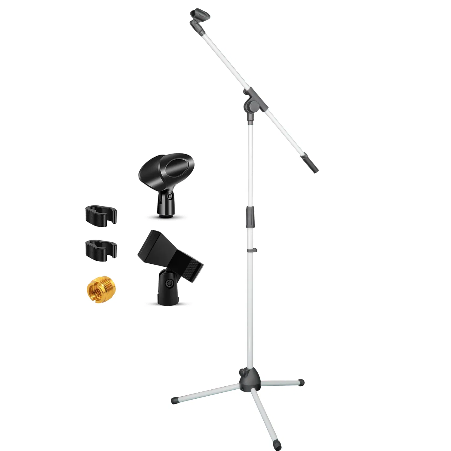 5 Core Tripod Mic Stand Floor Adjustable 18 to 72 Inches Sturdy Boom Arm Holder…