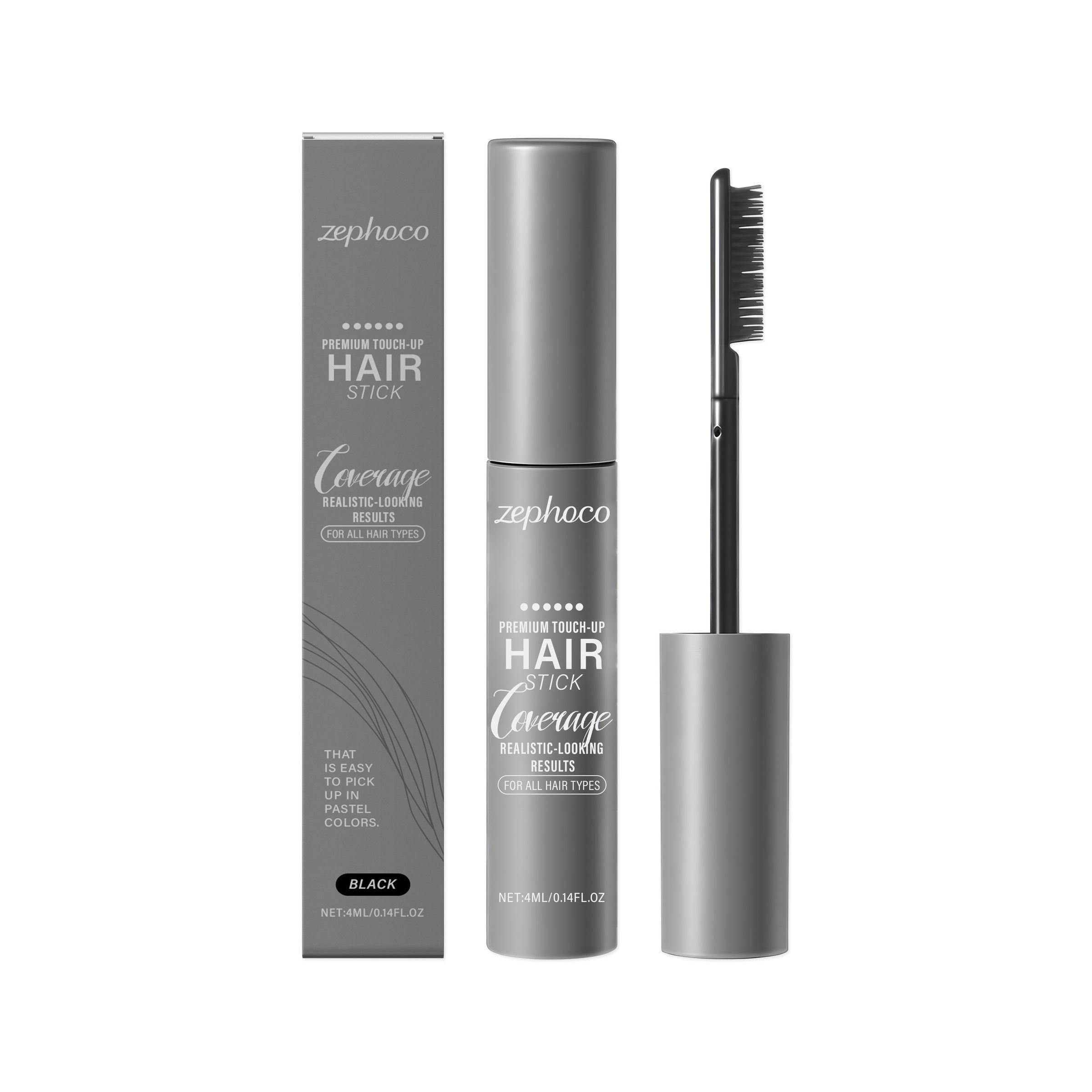 zephoco Brown Hair Touch-Up Cream, 4 ml