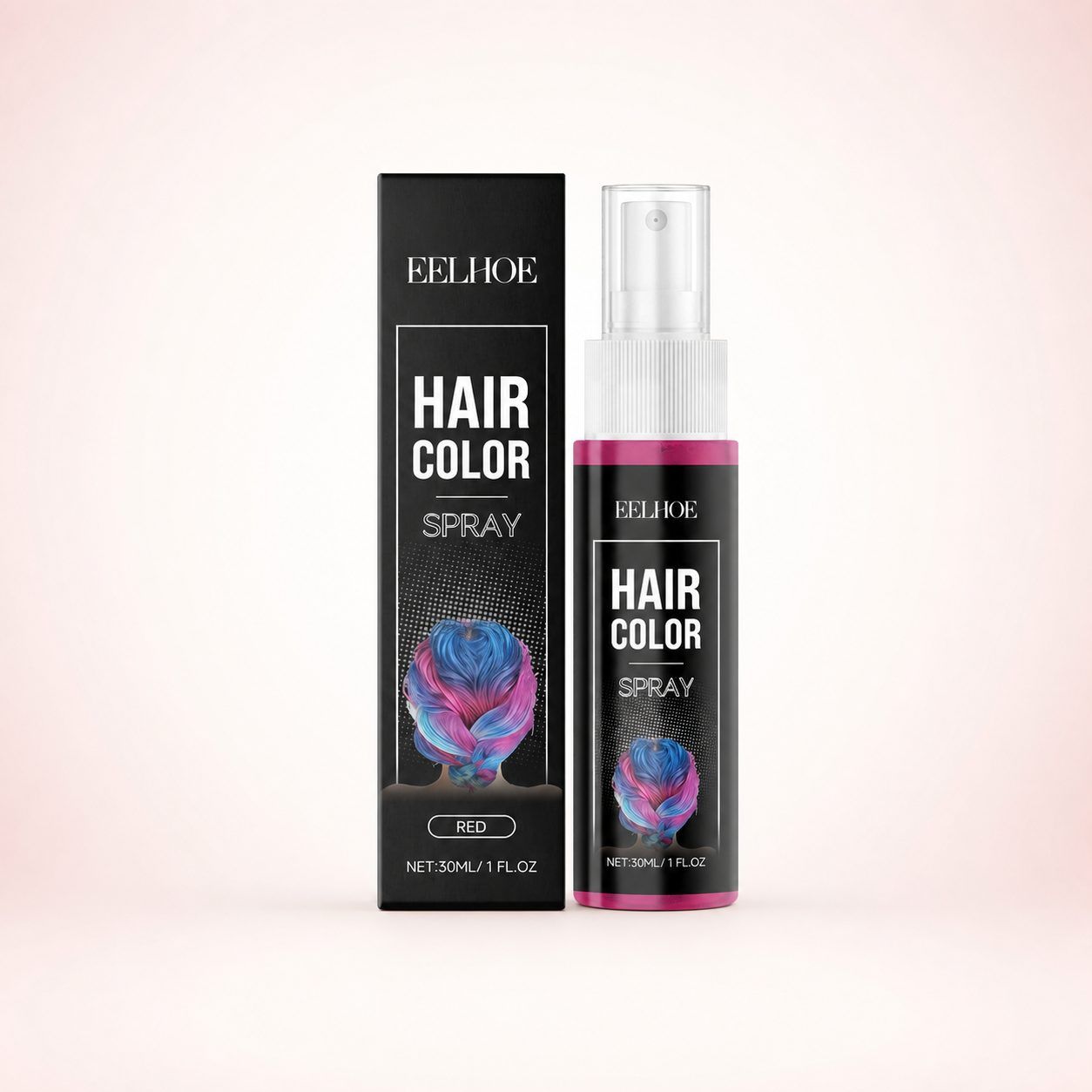 EELHOE Temporary Red Hair Color Spray 30 ml, 30 ml