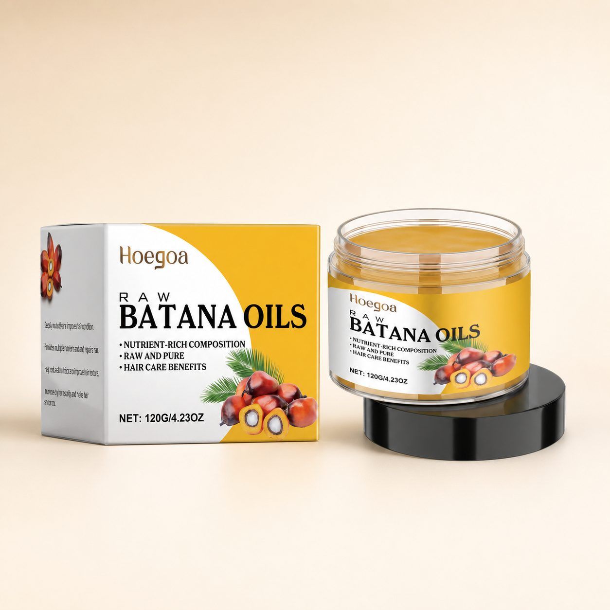 HOEGOA Batana Hair Conditioning Oil, 120 g