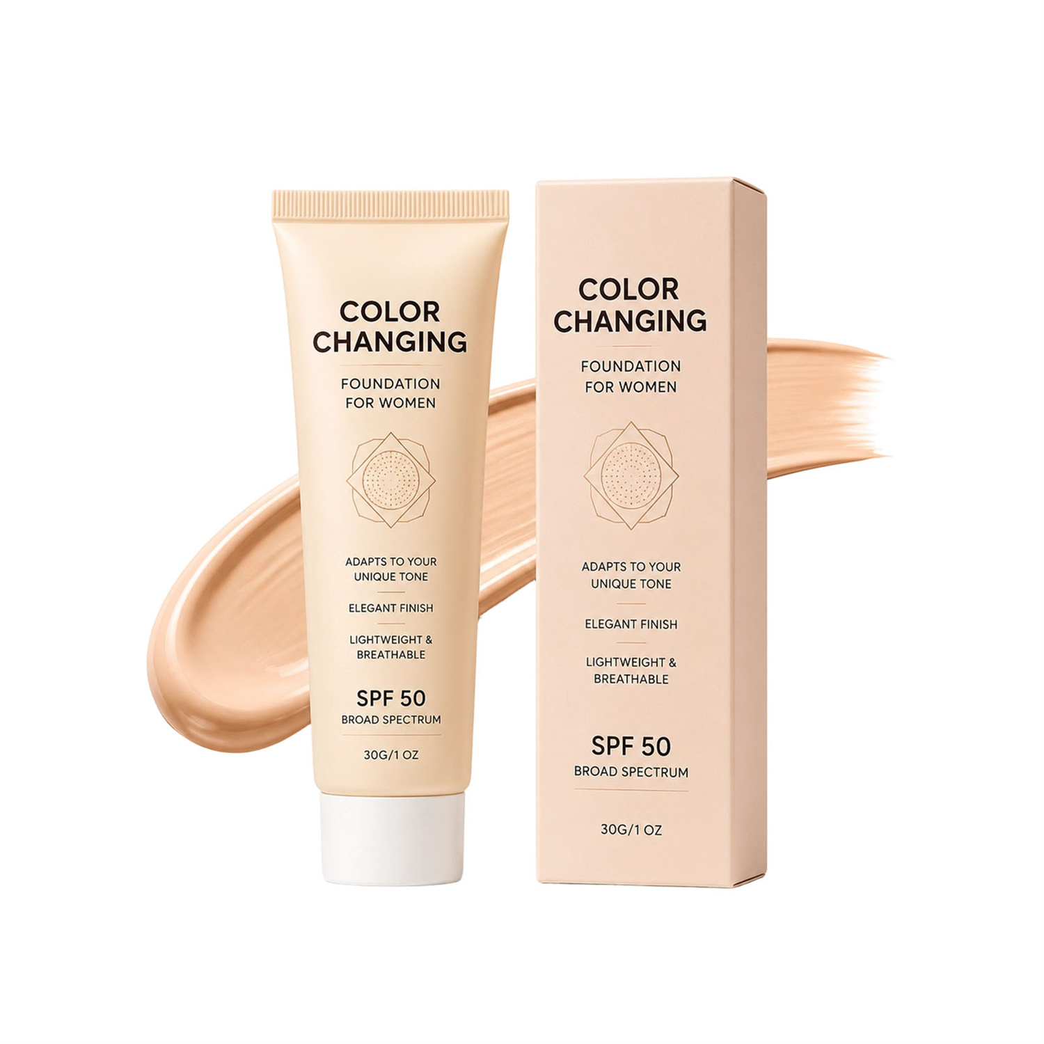 Lightweight Temperature-changing Liquid Foundation