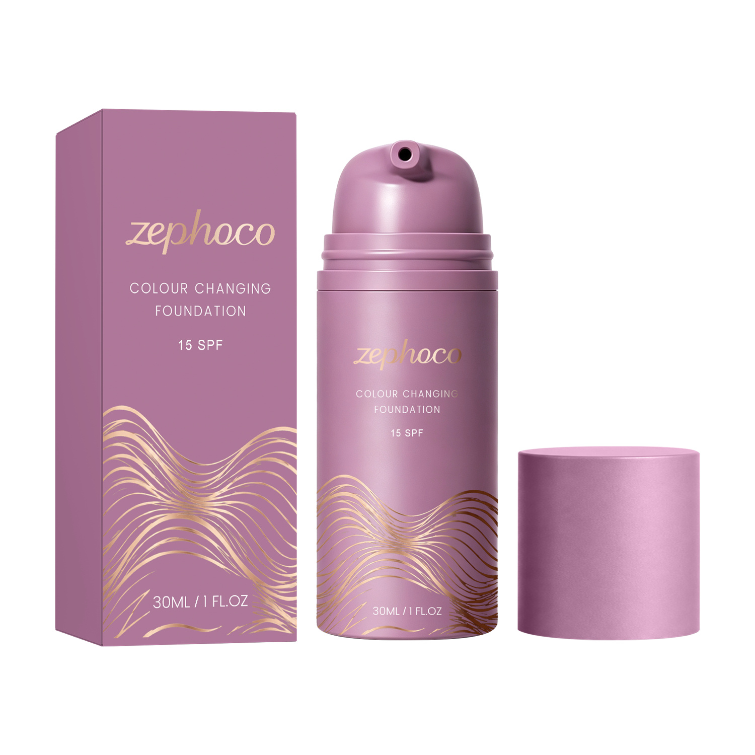 Moisturizing And Color-changing Liquid Foundation
