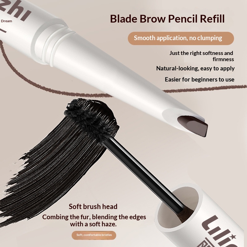 Double-ended 3D Eyebrow Pencil For A Natural And Welldefined Wispy Look
